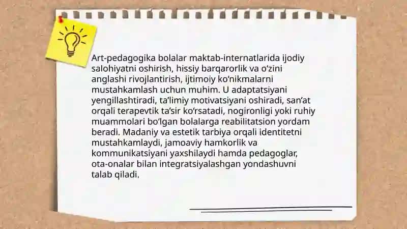 Art-pedagogikadan foydalanish 3