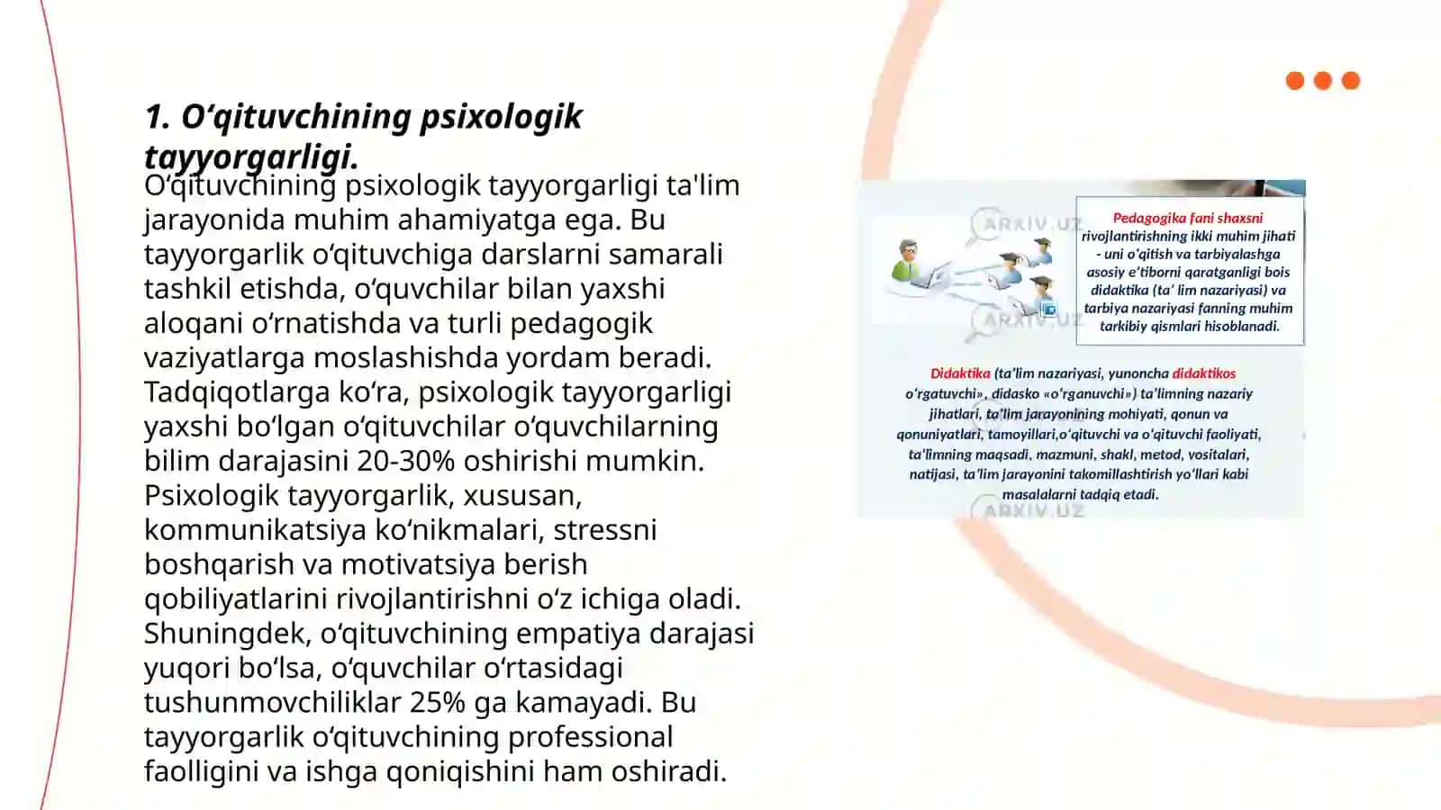Uzoq muddatli davolanayotgan bolalarni psixologik-pedagogik qoʻllab- quvvatlashda oʻqituvchi shaxsi 3