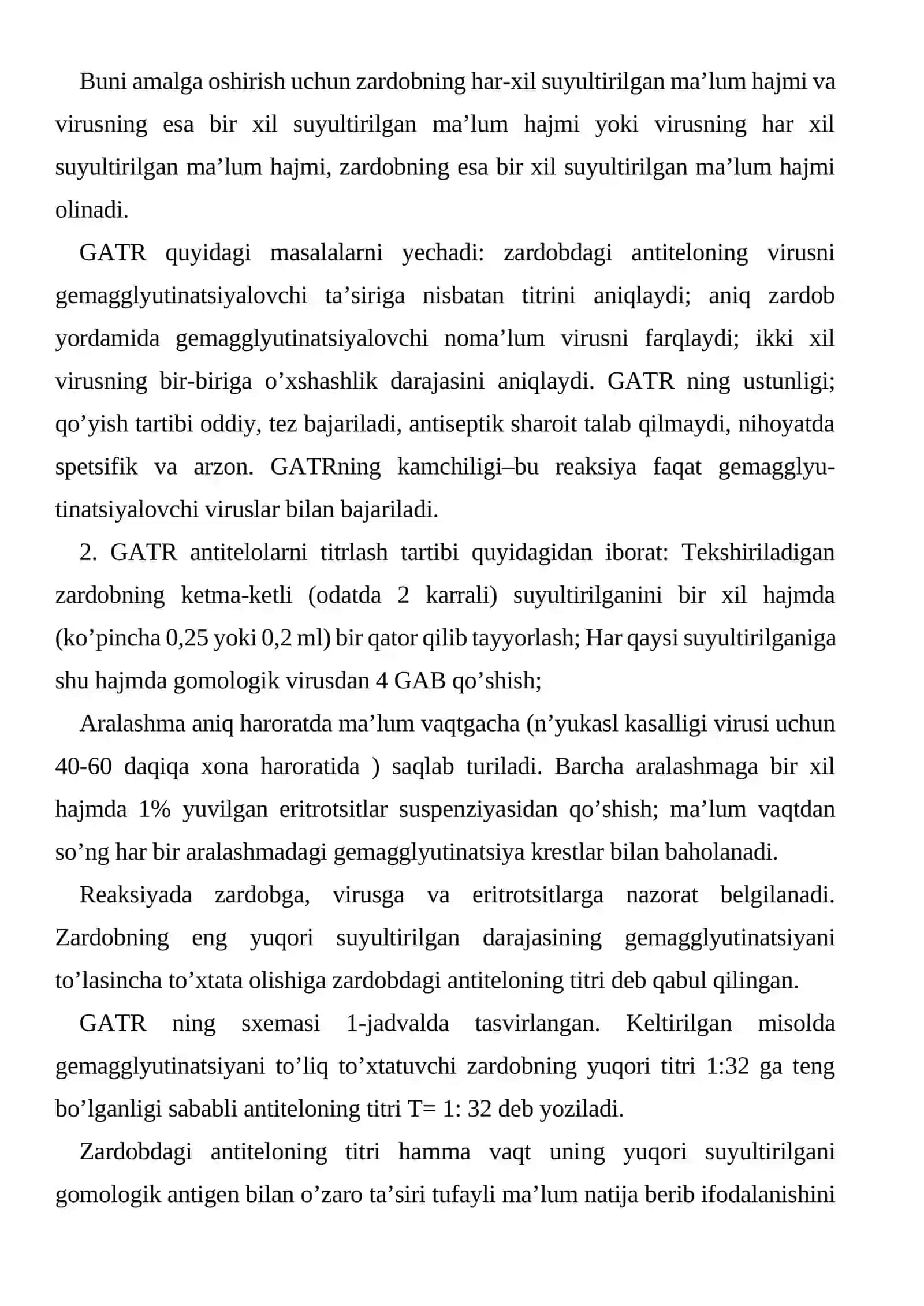 Gemagglyutinatsiyani to’xtatish reaksiyasi 3