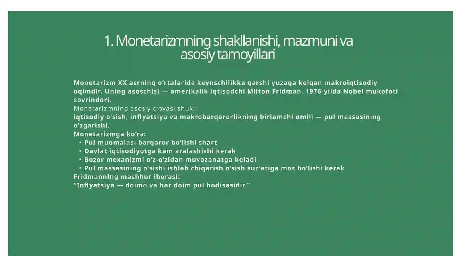 Monetarizm 3