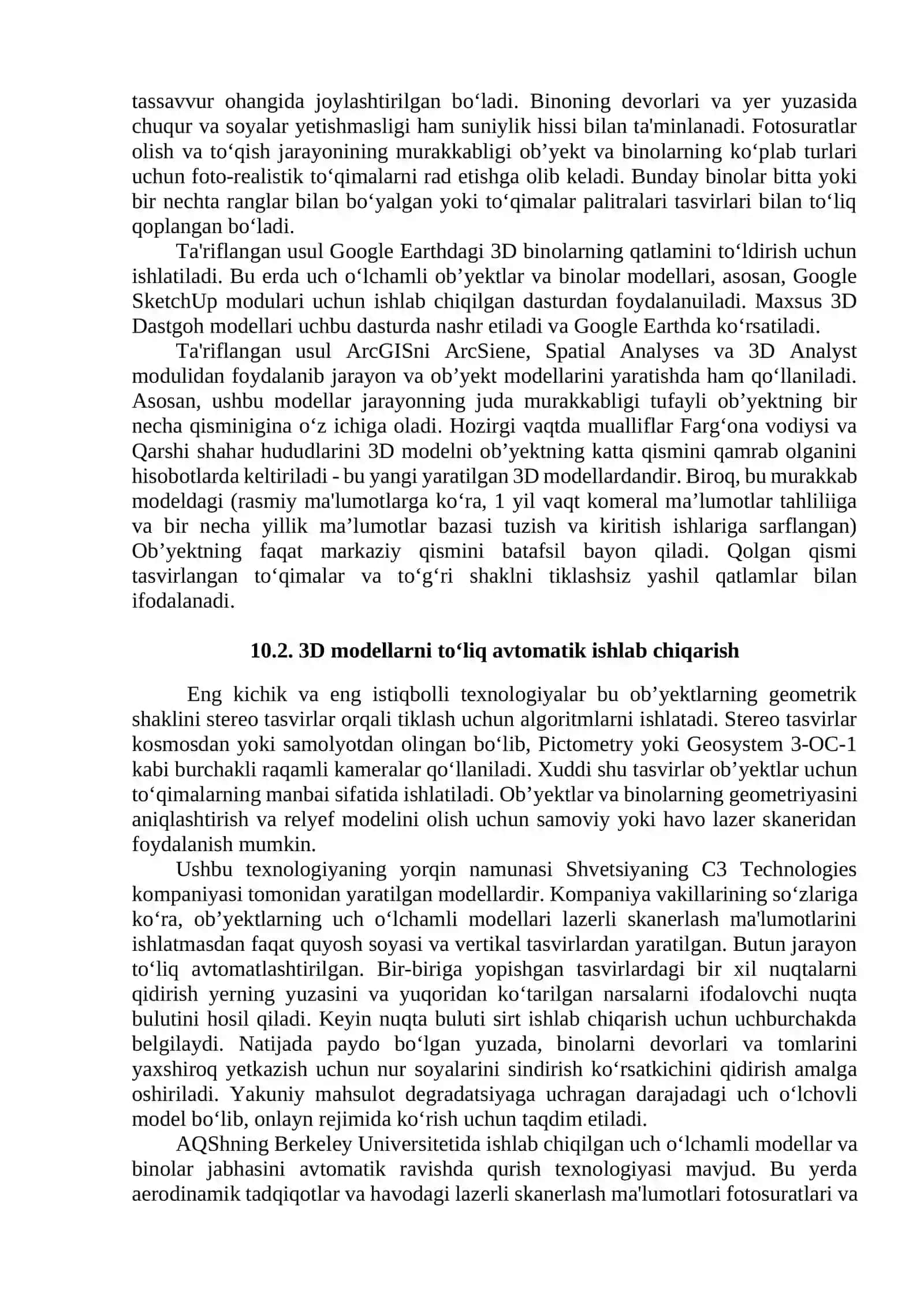 Ob’yektlarning uch o‘lchamli modellarini yaratish uchun asosiy strategiyalar 3
