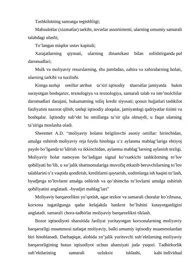 KORXONANI MOLIYAVIY BARQARORLIGINI TAHLILI 3