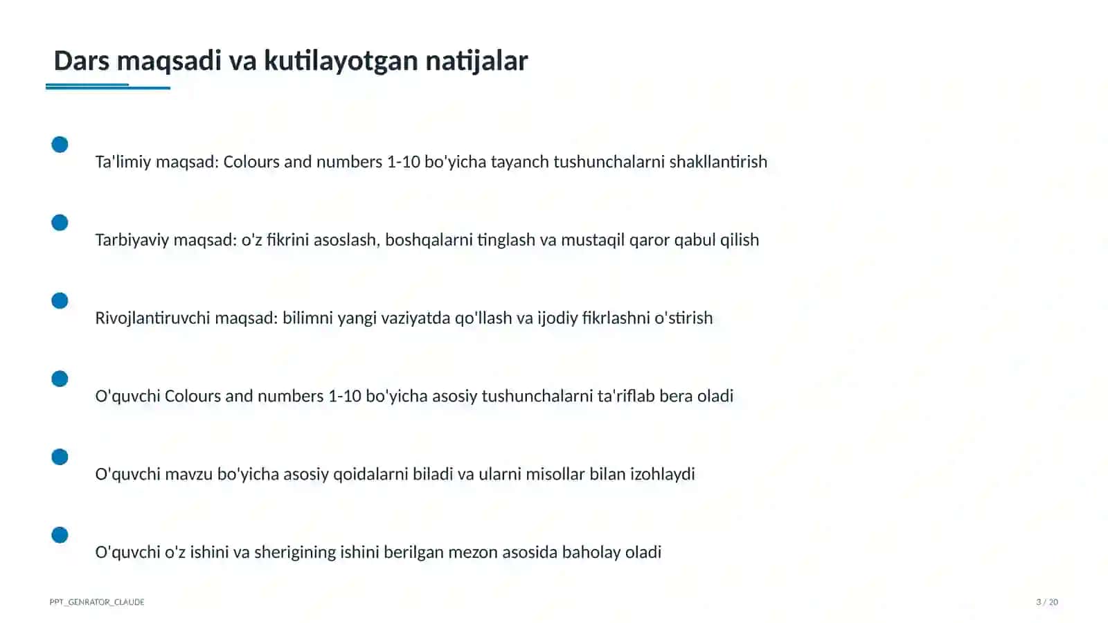 Ingliz tili (1–11) — metodik birlashma uchun 3