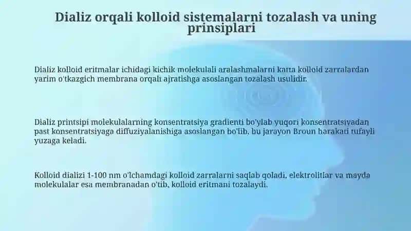 Dializning kimyoviy usullari 3