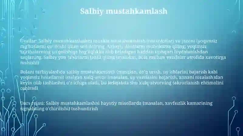 Tarbiya shakllari dars ishlanma 3