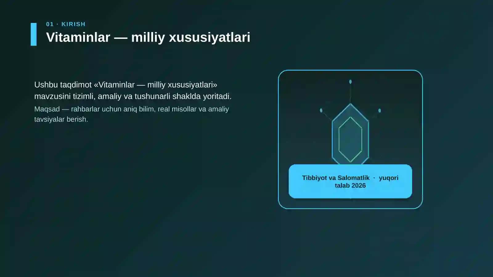 Vitaminlar — milliy xususiyatlari 3