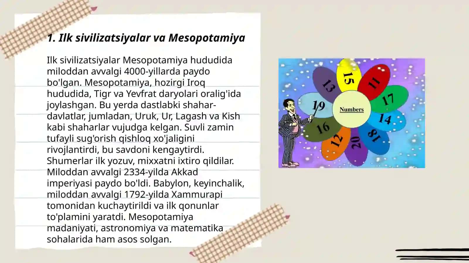 Madaminova Xulkar va Egamberganova Komilaning johon tarixi fanidan tayorlagan taqdimoti 3