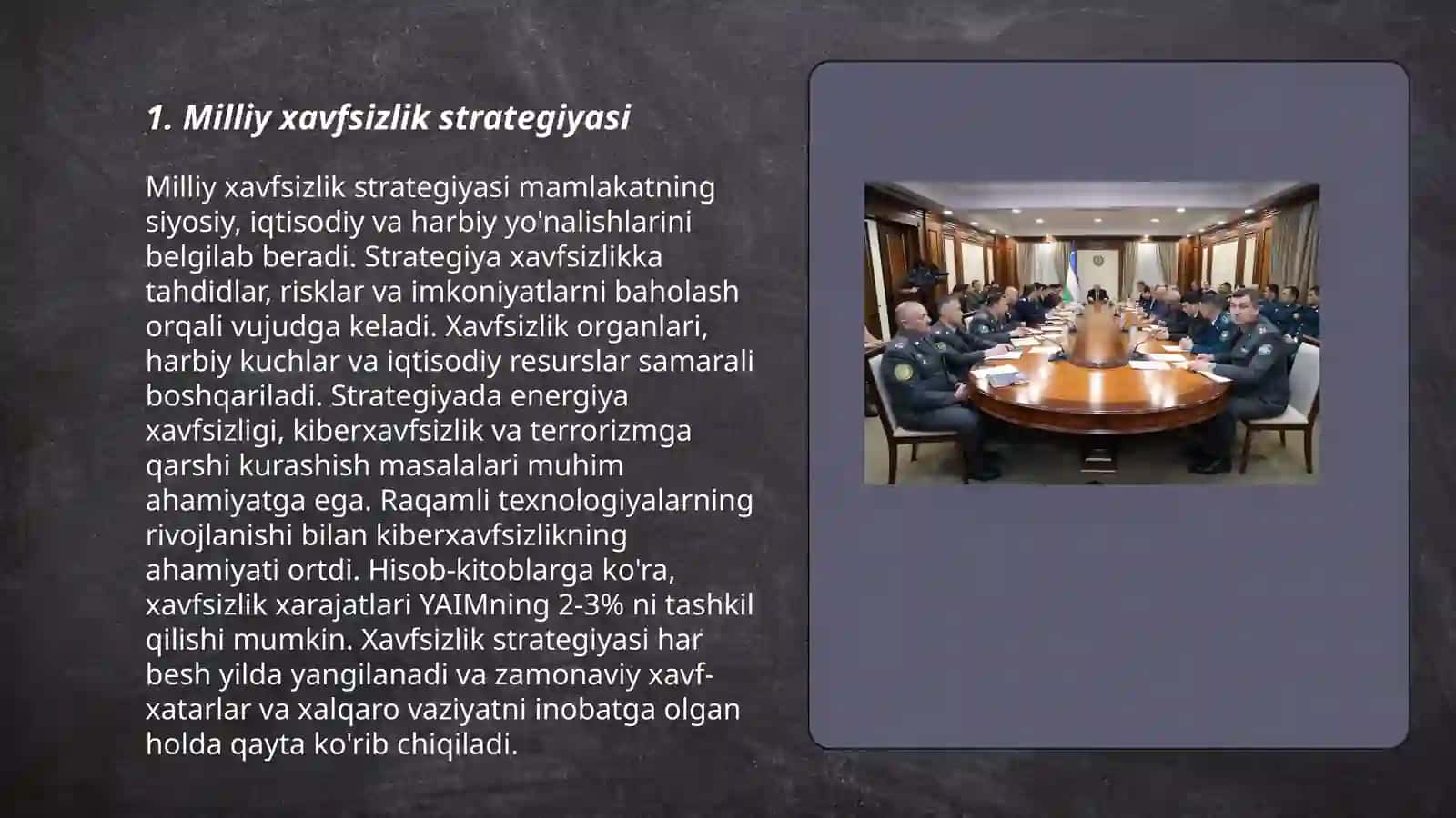 Milliy xavfsizlik strategiyasi 3