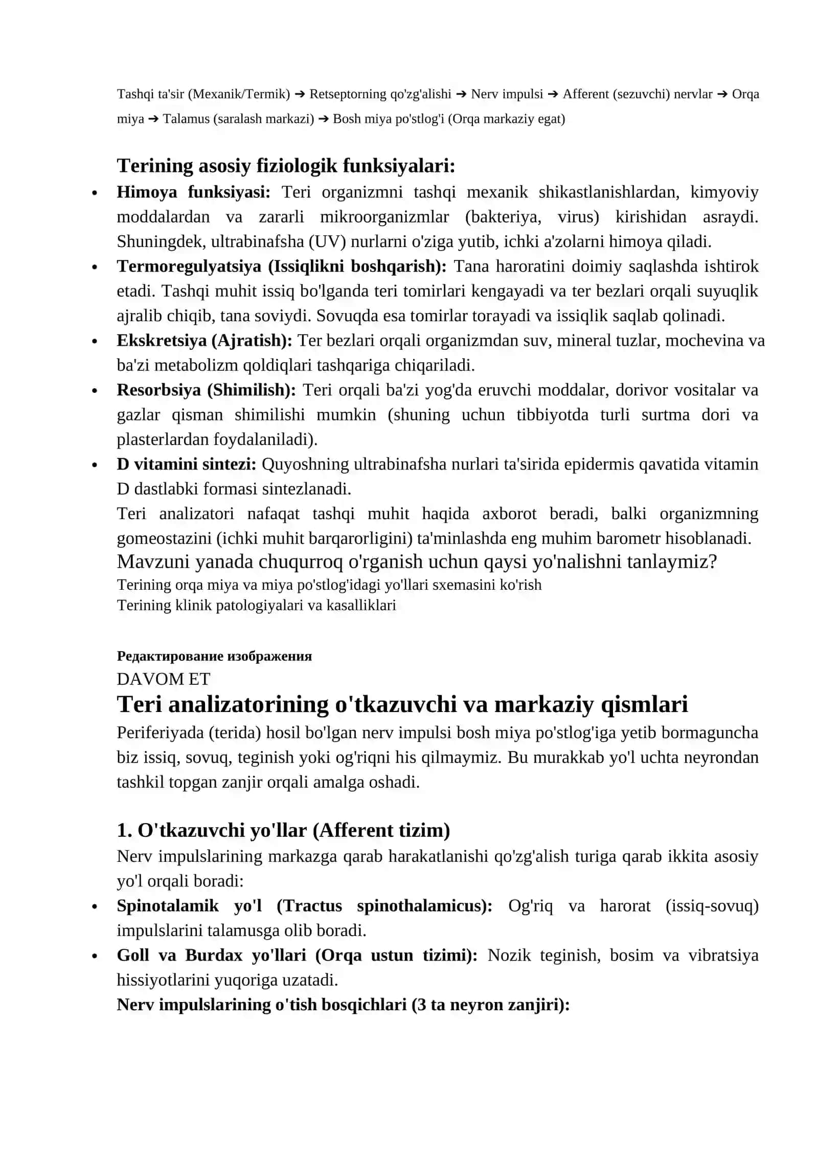 TERI ANALIZATORLARI ANATOMIYASI, FIZIOLOGIYASI 3