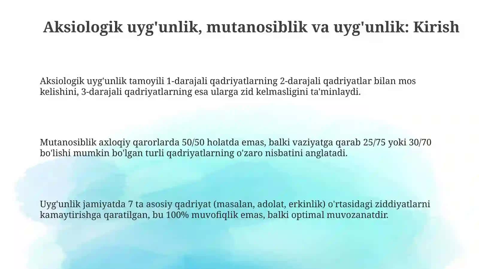 Aksilogikaloqadorlikmutanosiblikvauyğunlik 3