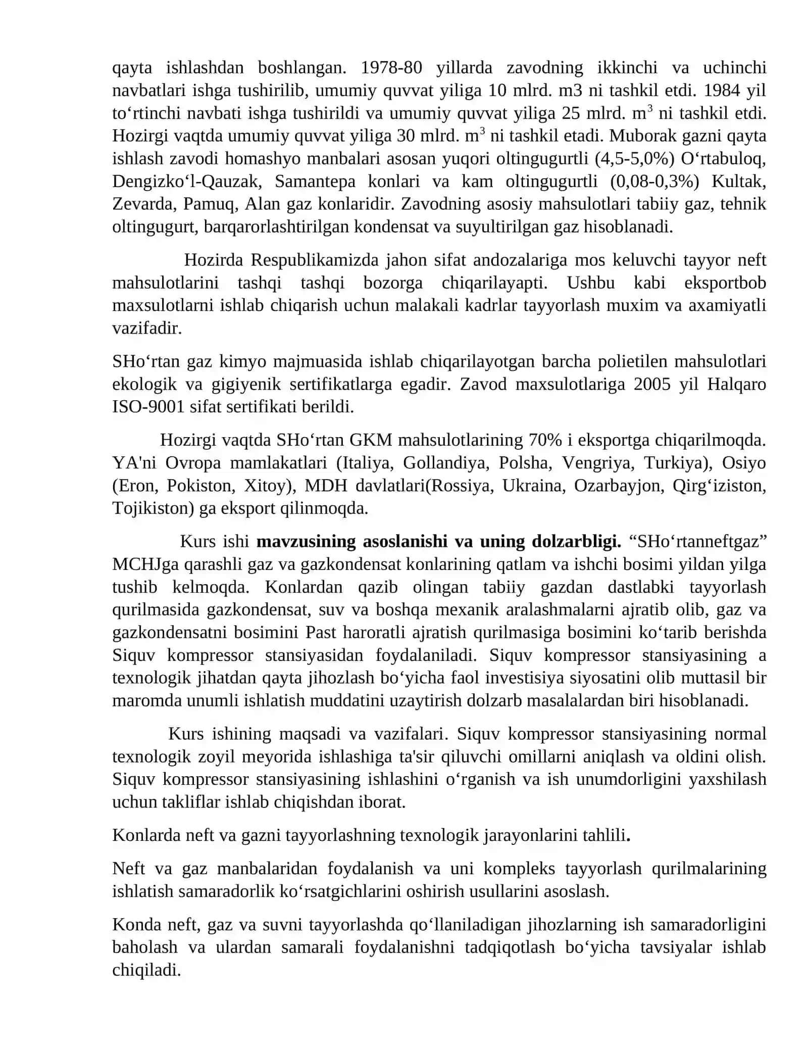 Tabiiy gazning iqtisodiyotdagi ahamiyati 3