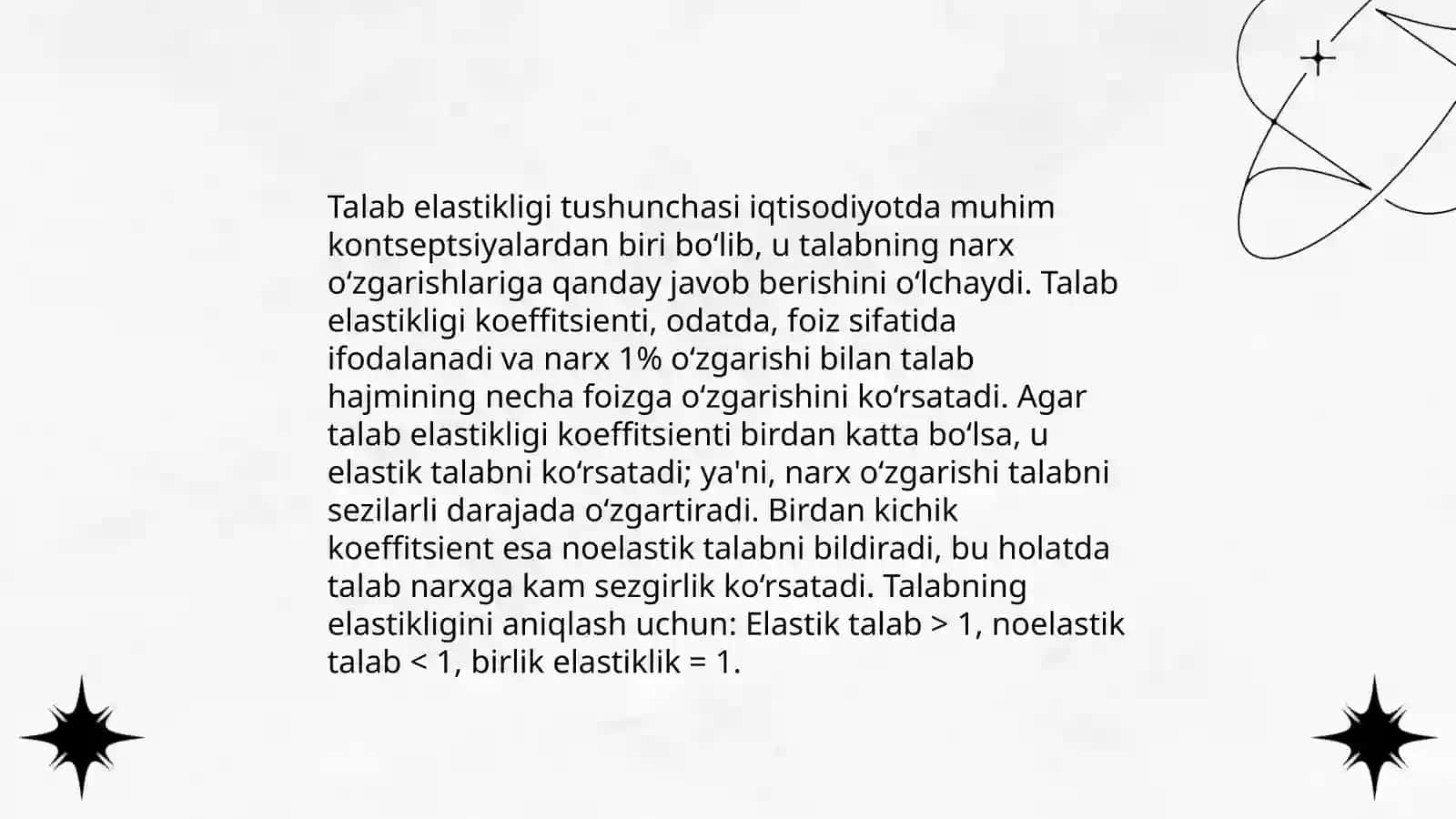 Talab va Taklif Elastikligiga Ko'ra Soliq Yukini Hisoblash 3