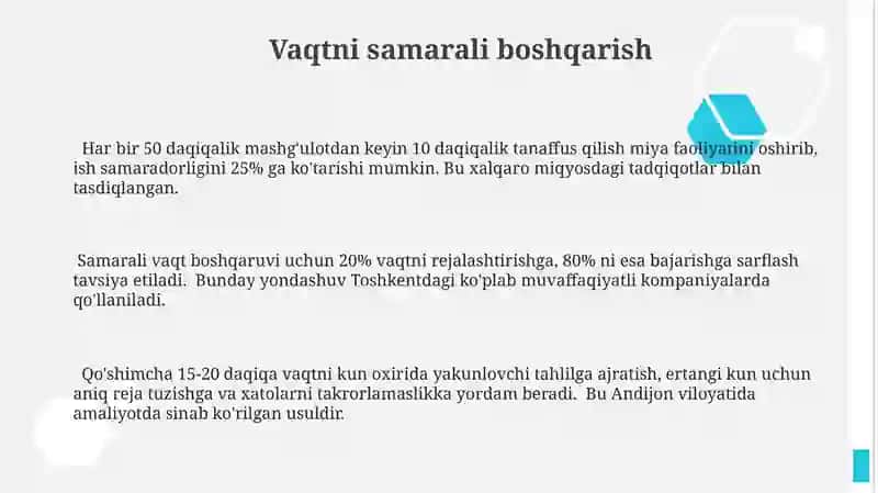 Texnologiya Darslarida Qo'lda Mehnat Qo'llash Shartlari 3