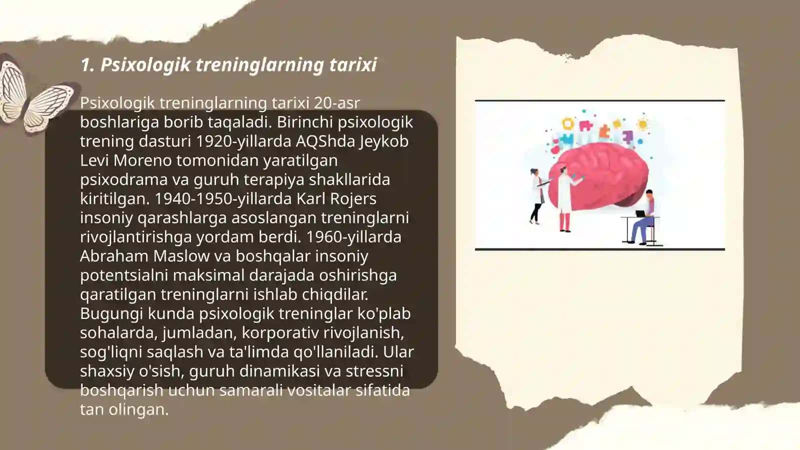 Psixologik treninglar tarixi va guruhiy terapiyaning tashkiliy-uslubiy jihatlari 3