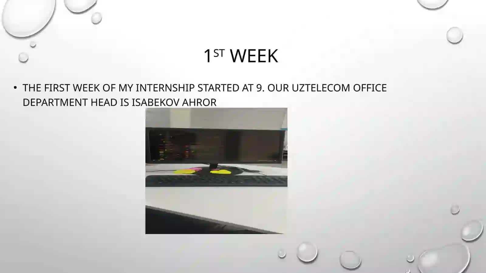Internship slide 3