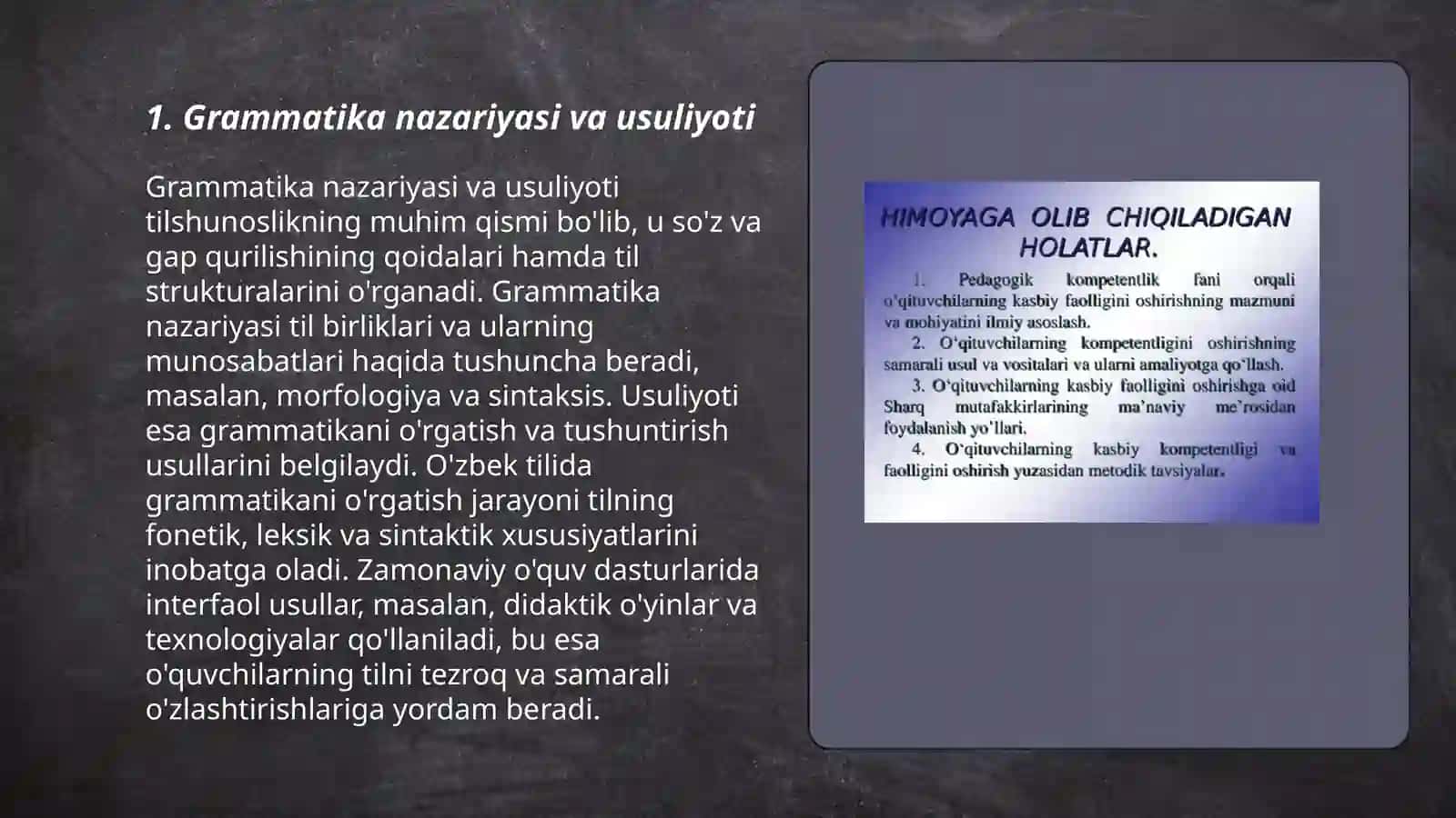 OʻQITUVCHINING GRAMATIK VA USLUBIY KOMPETENSIYASI 3