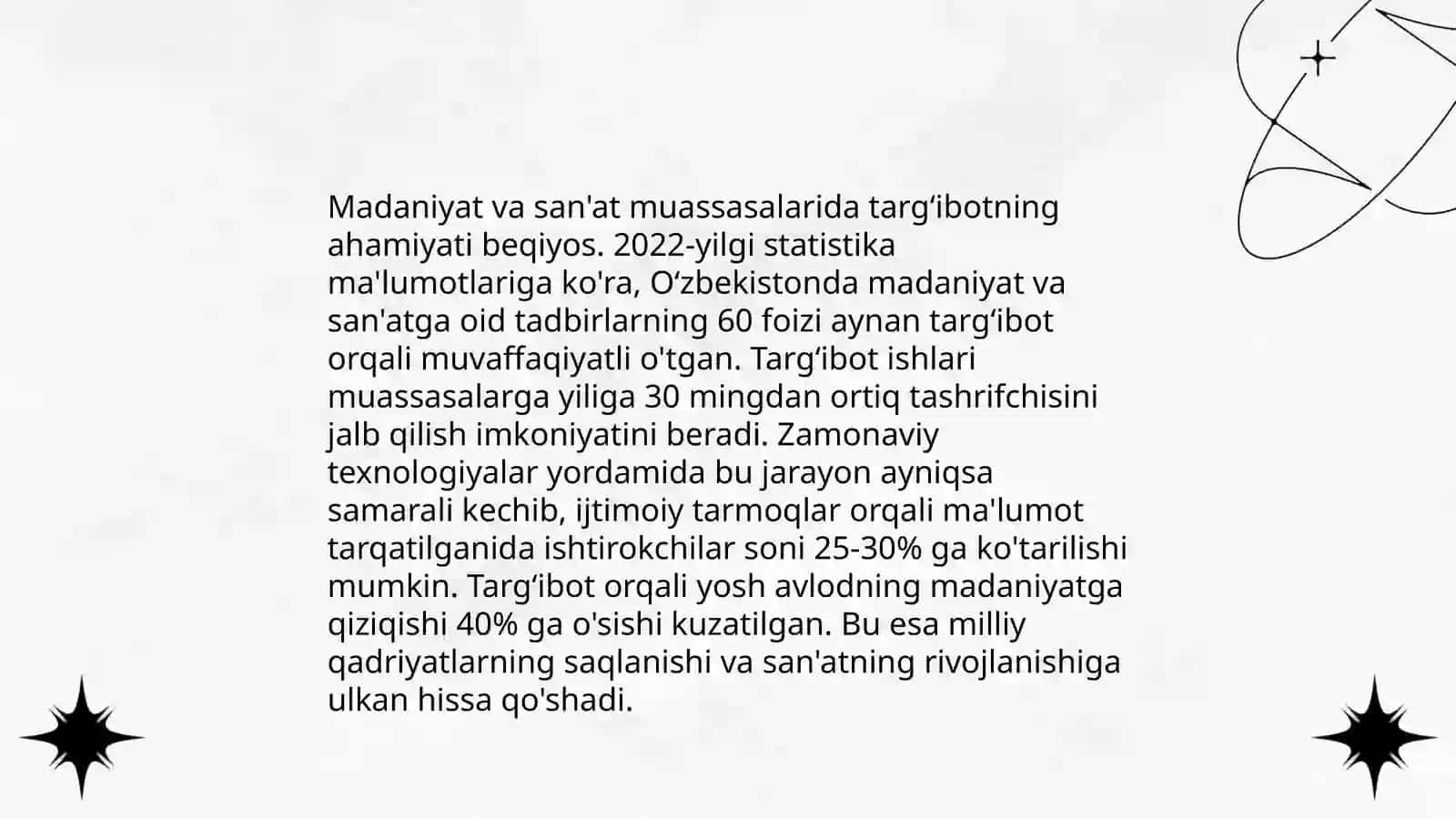 Madaniyat va san'at muassasalarida targʻibot va tashviqot ishlari faniga kirish 3