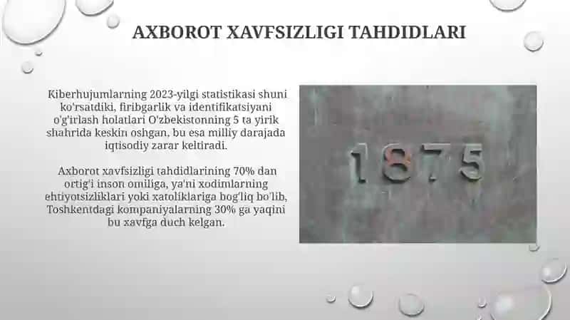 Axborot xavfsizligi tahdidlari 3
