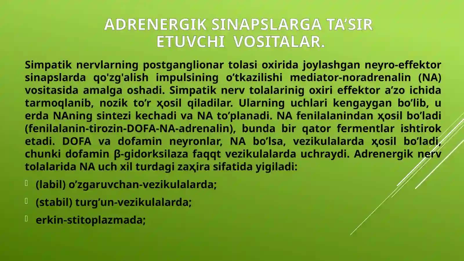 Adrenomimetiklar 3