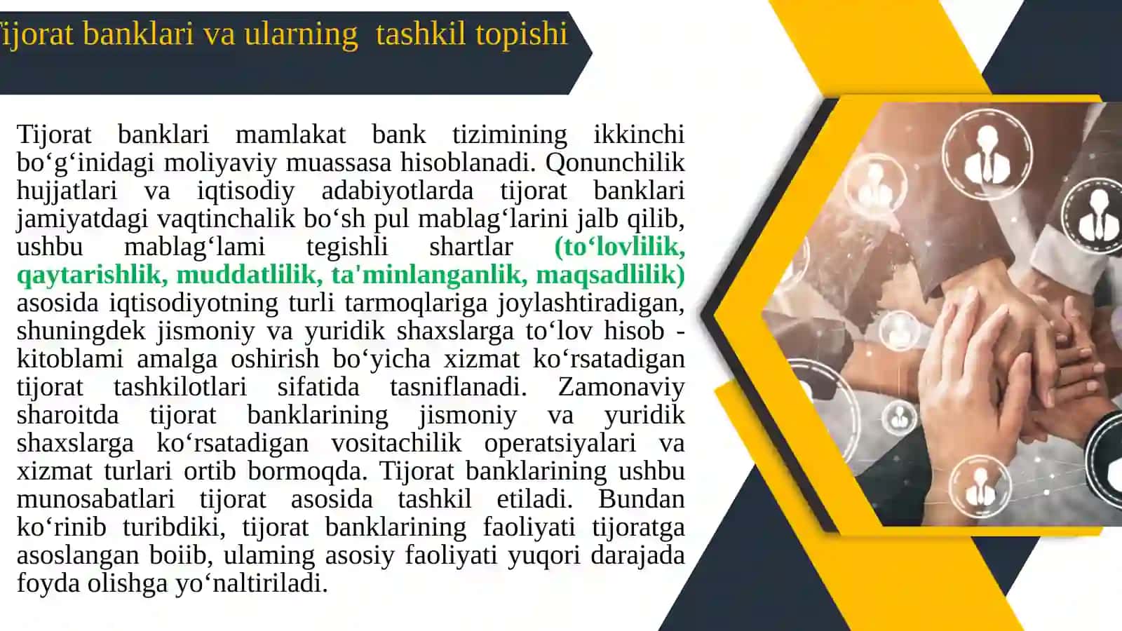 TIJORAT BANKLARI VA ULARNING FUNKSIYALARI 3