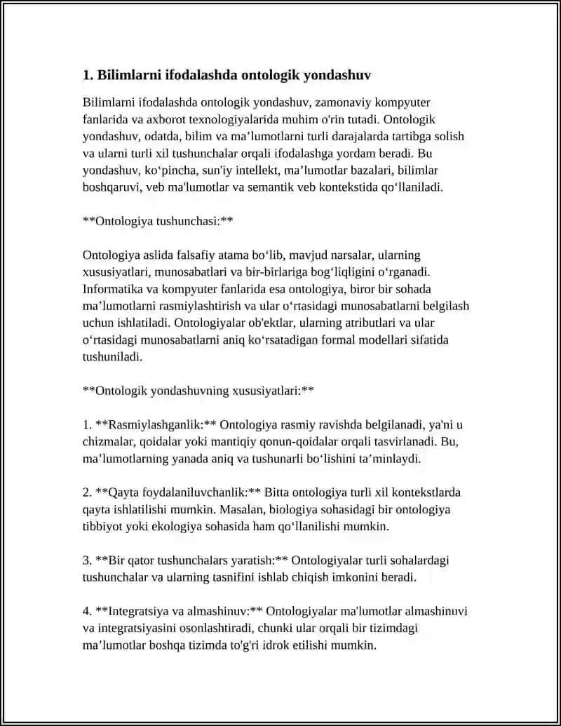 INTELEKTUAL BOSHQARUVDA BILIMLARNI IFODALASH USULLARI 3