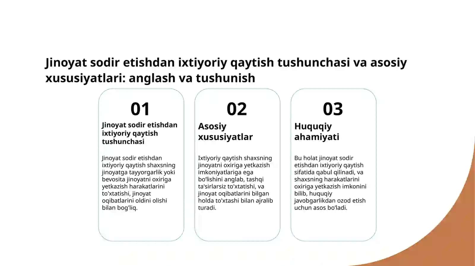 Jinoyat sodir etishdan ixtiyoriy qaytish 3