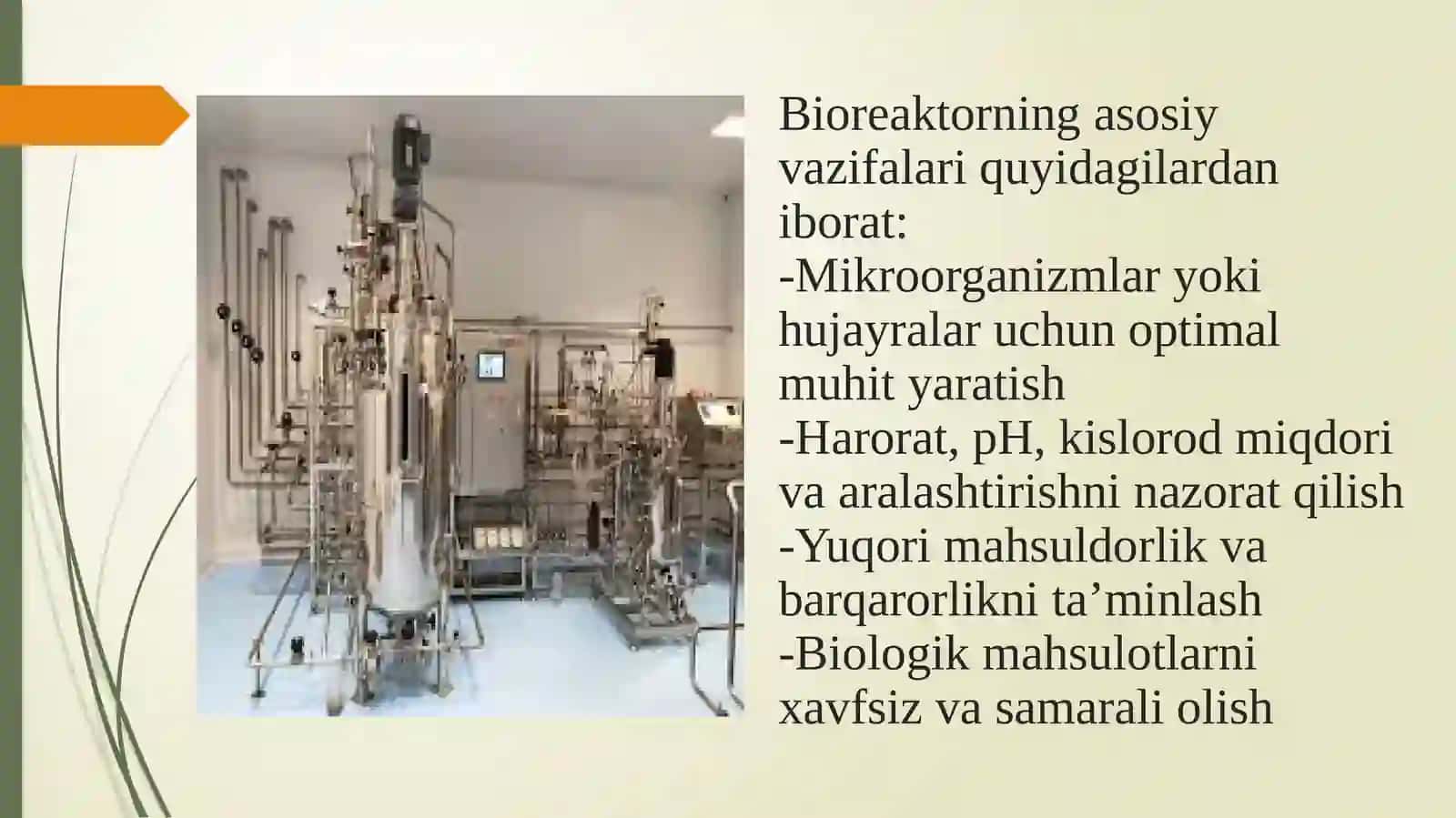Bioreaktorlar va bioprosesslar 3