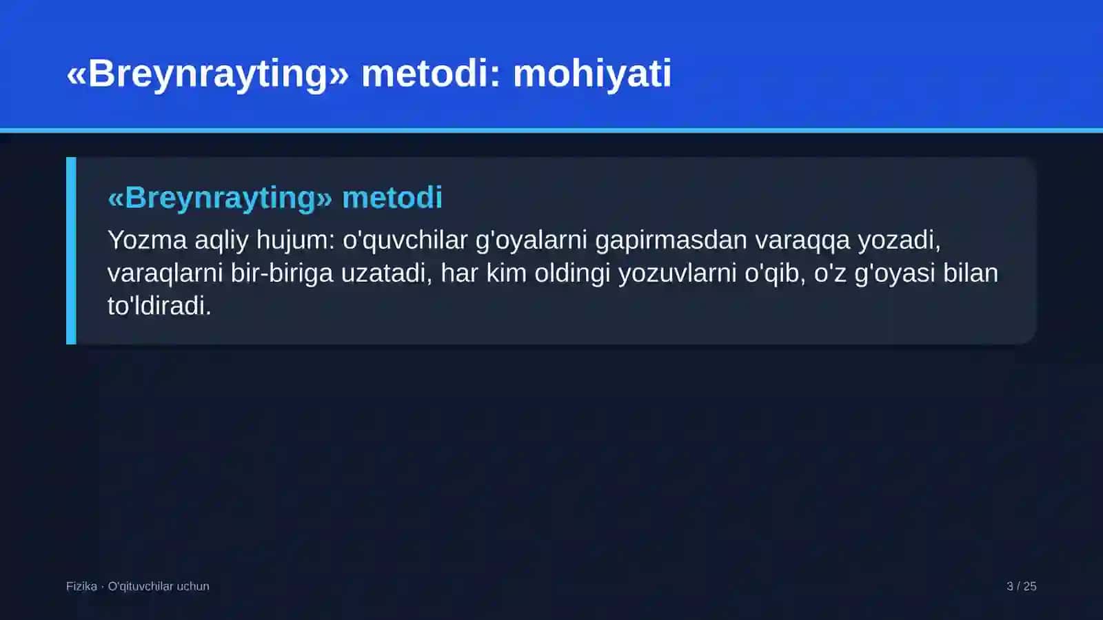 fizika darslarida breynrayting metodidan foydalanish 5344 3