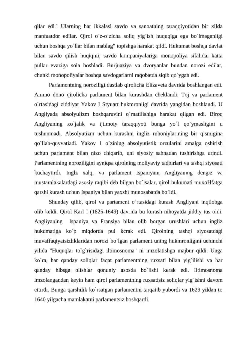 XVII asr Ingliz burjua inqilobi 3