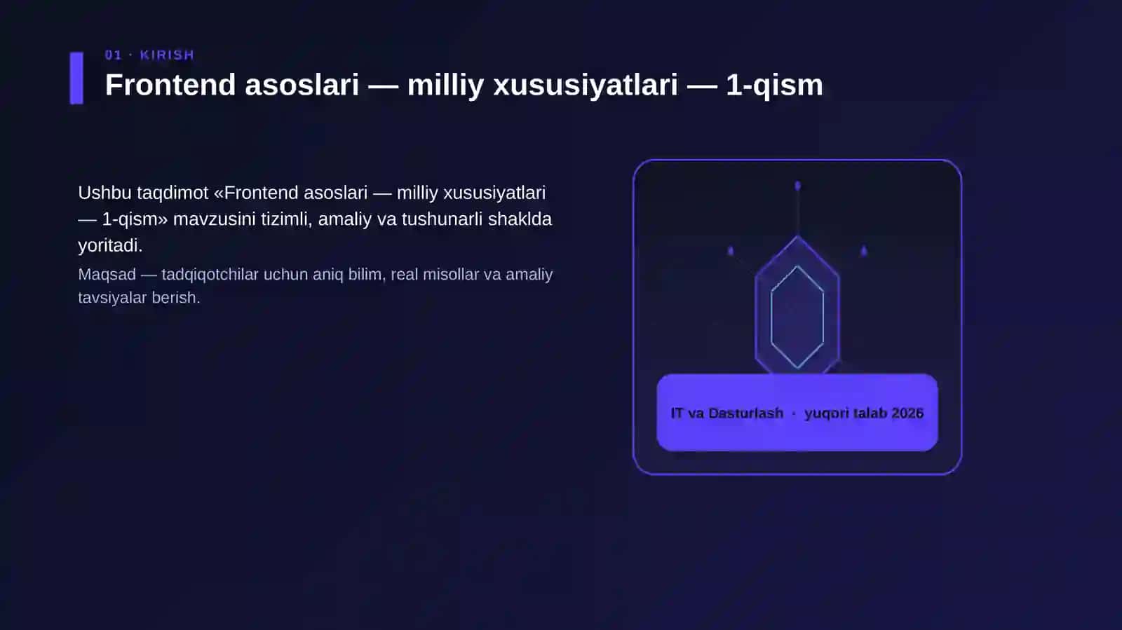 Frontend asoslari — milliy xususiyatlari — 1-qism 3