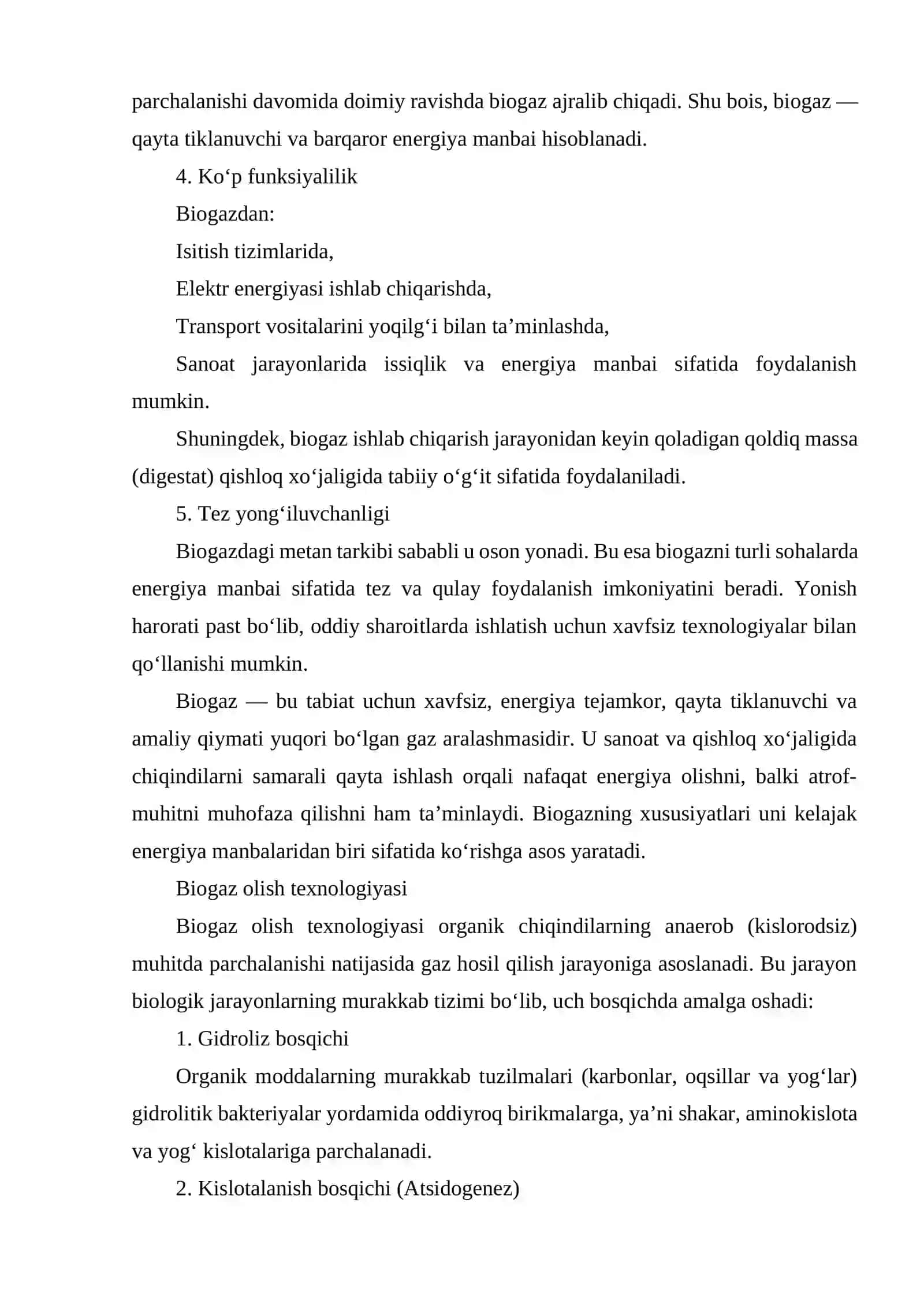 [BIOGAZ OLISH QURILMALARI] 3