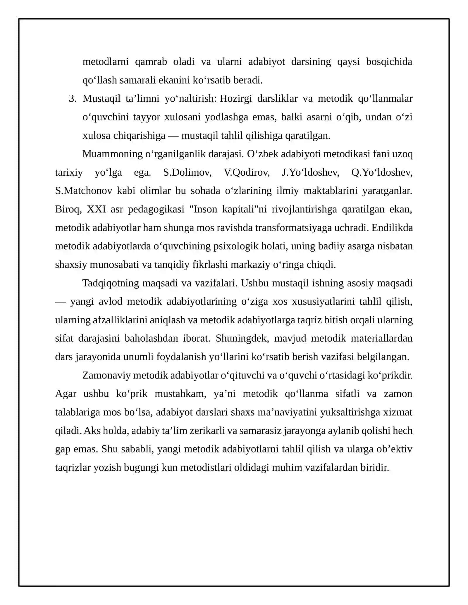 Yangi metodik adabiyotlarga taqriz bitish 3
