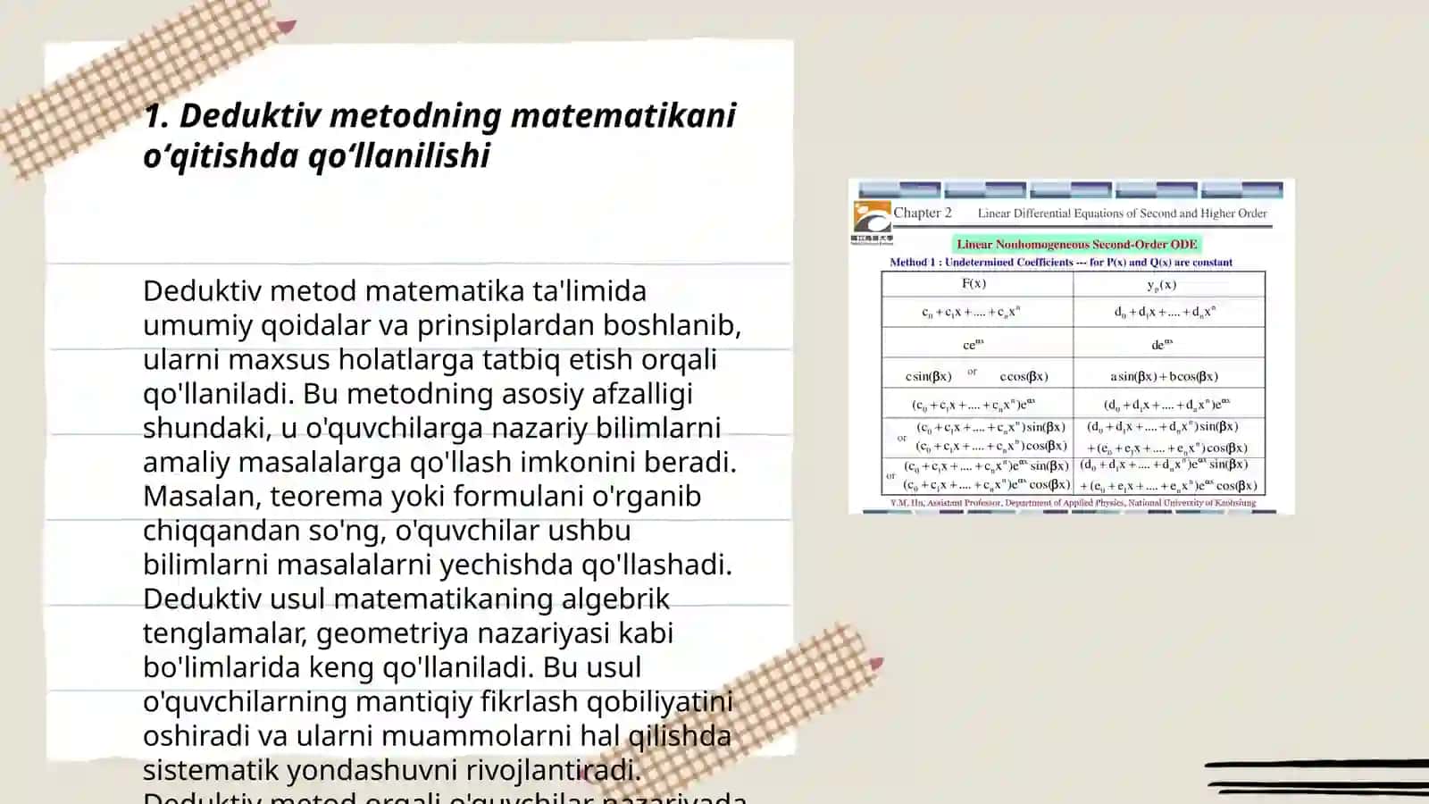 Deduksiya va induksiya metodlaridan foydalanish 3