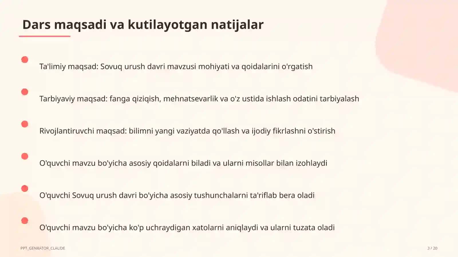 Sovuq urush davri (10-sinf) 3