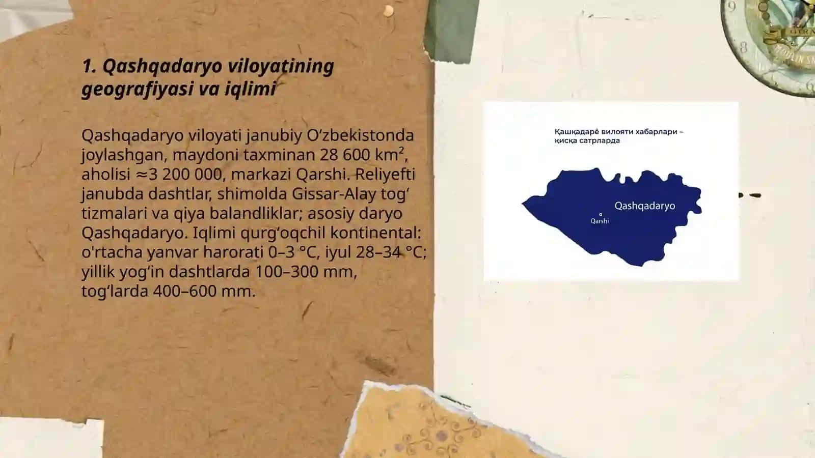 Qashqadaryo viloyati geografiyasi va iqlimi 3