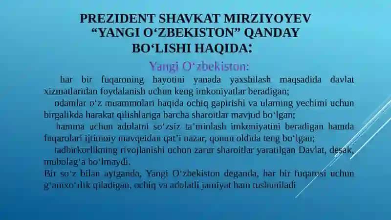 BIR BO‘LSAK – YAGONA XALQMIZ, BIRLAShSAK – VATANMIZ !. 3