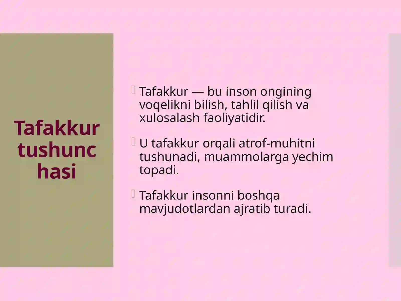 Tafakkur 3