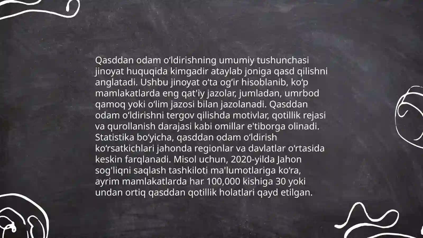 O‘ldirish jinoyatining jinoiy huquqiy tavsifi 3
