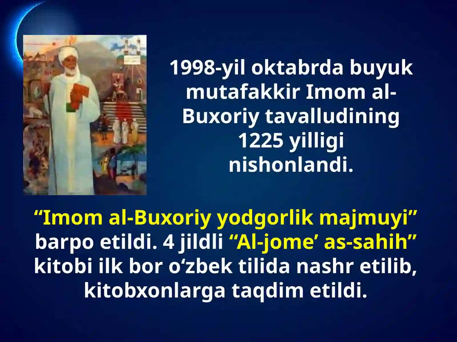 7-sinf O'zbekiston tarixi dars ishlanma. Diniy bilimlarning rivojlanishi 3