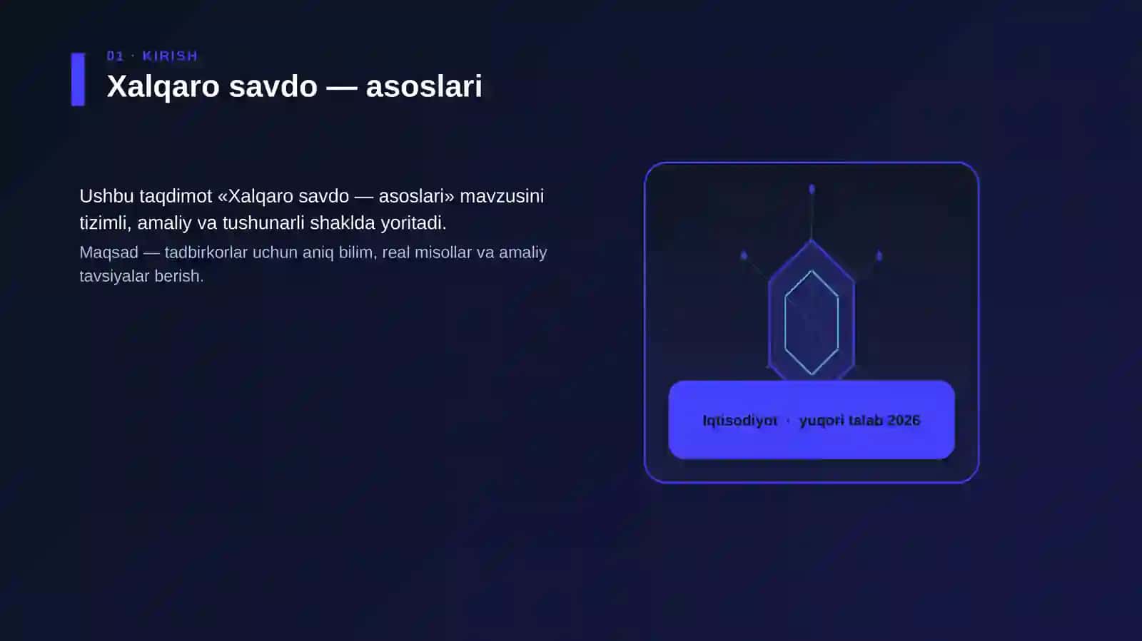 Xalqaro savdo — asoslari 3