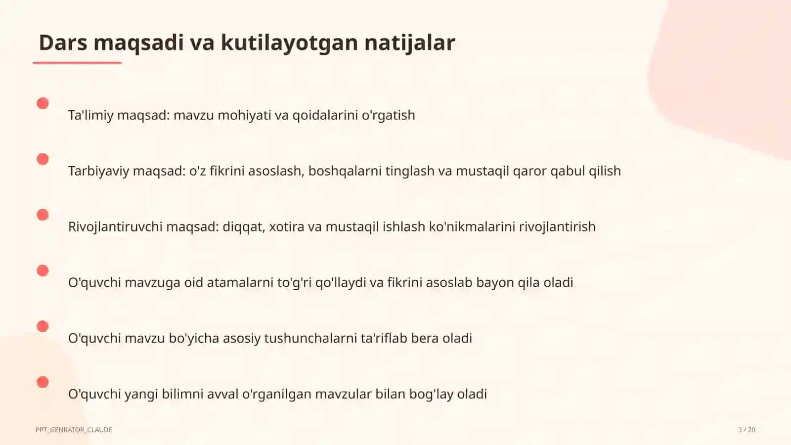Relyef shakllari: tog'lar va tekisliklar (5-sinf) 3