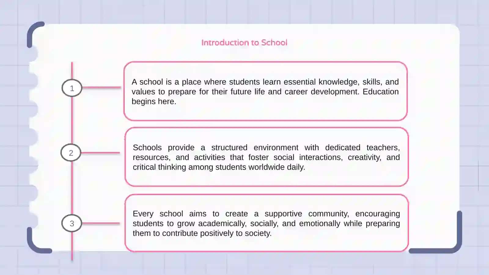 Introduction to School 3