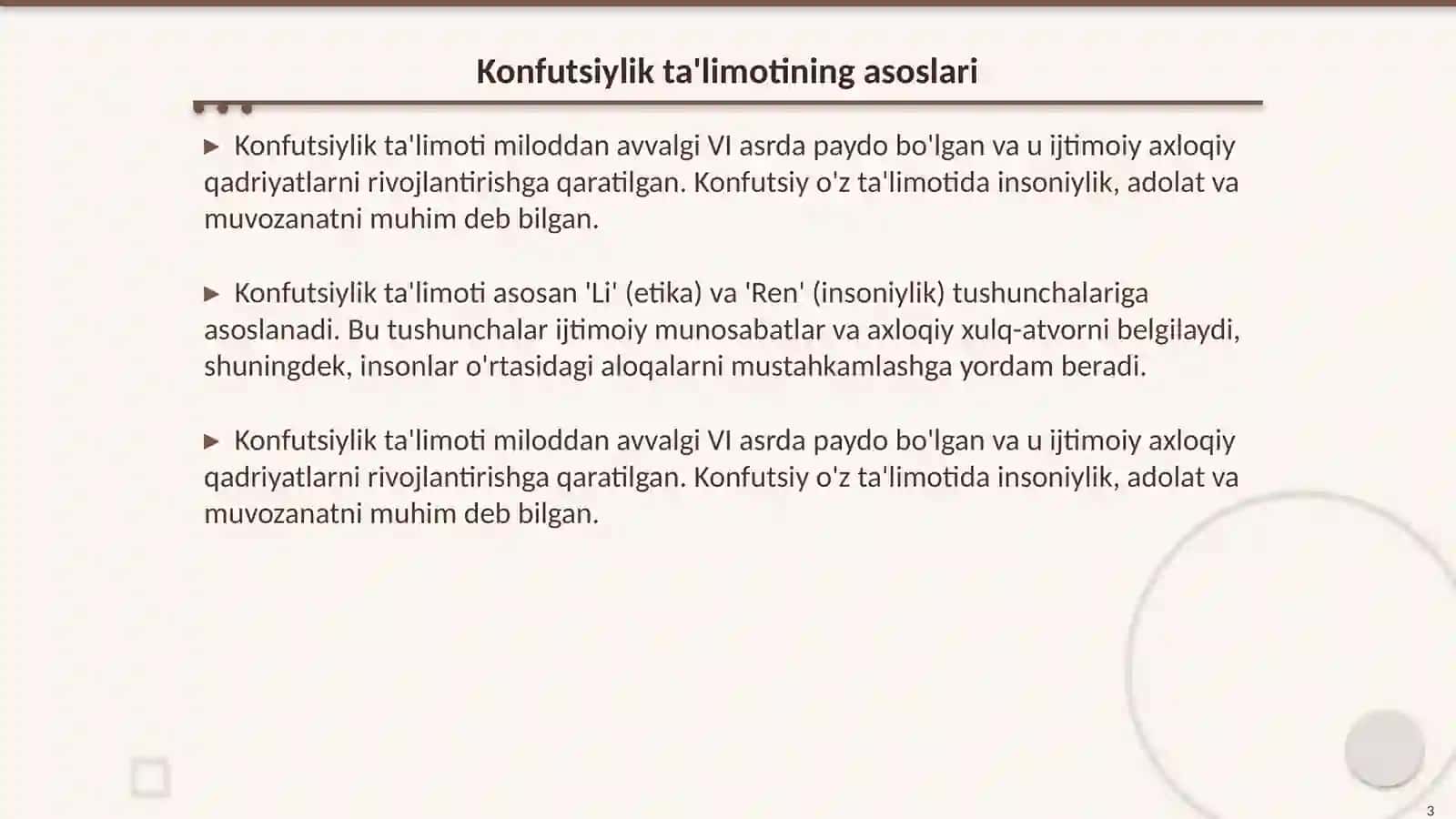 Konfutsiylik ta'limotida ijtimoiy-axloqiy masalalar 3