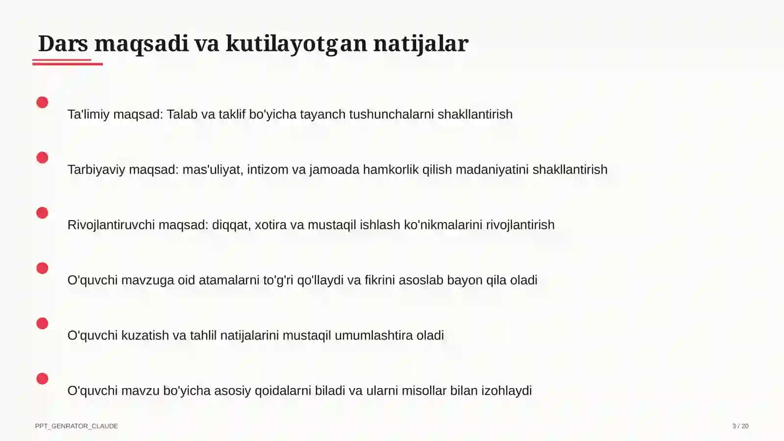Talab va taklif (9-sinf) 3