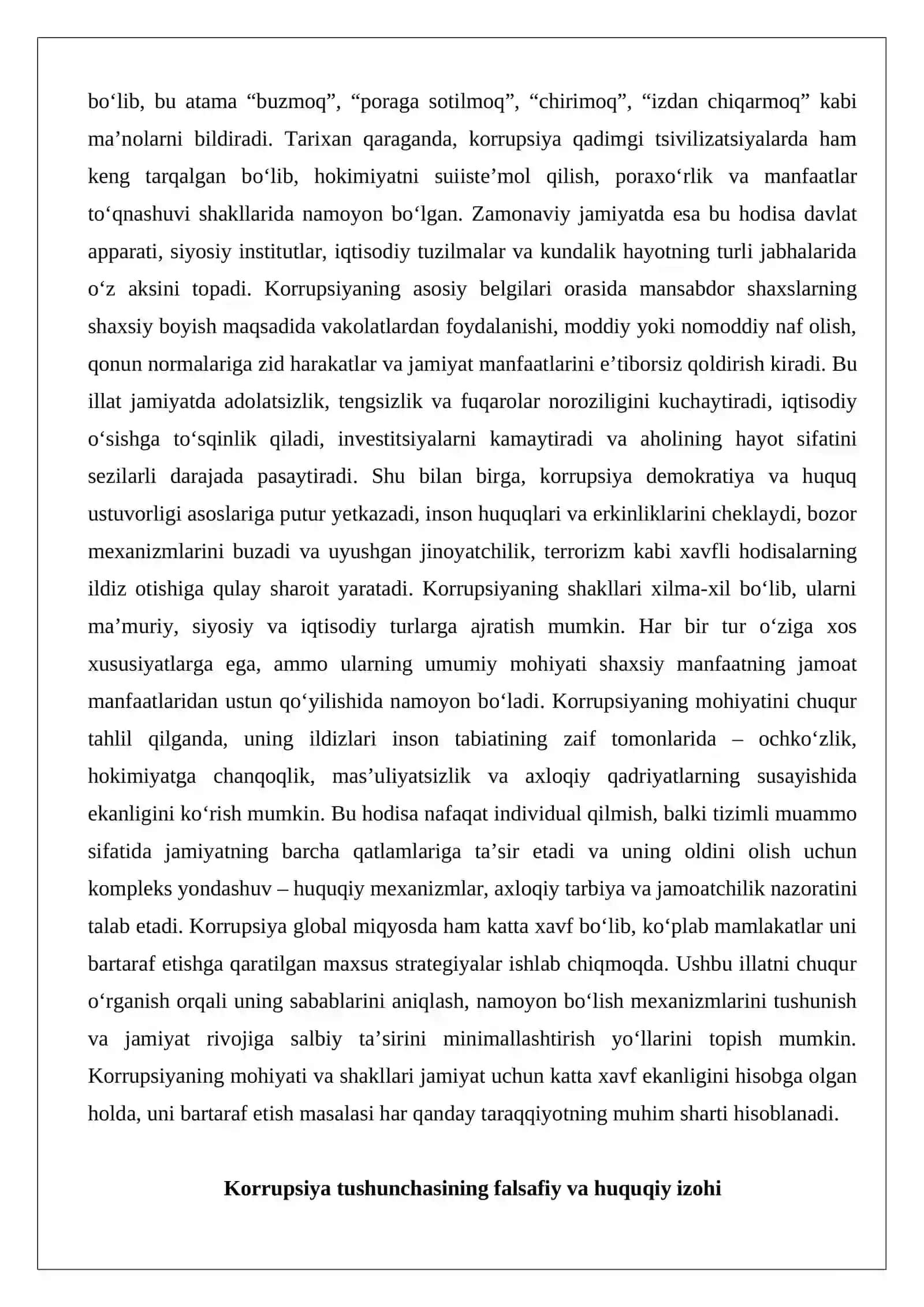 Korrupsiyaning iqtisodiyotga ta’siri 3