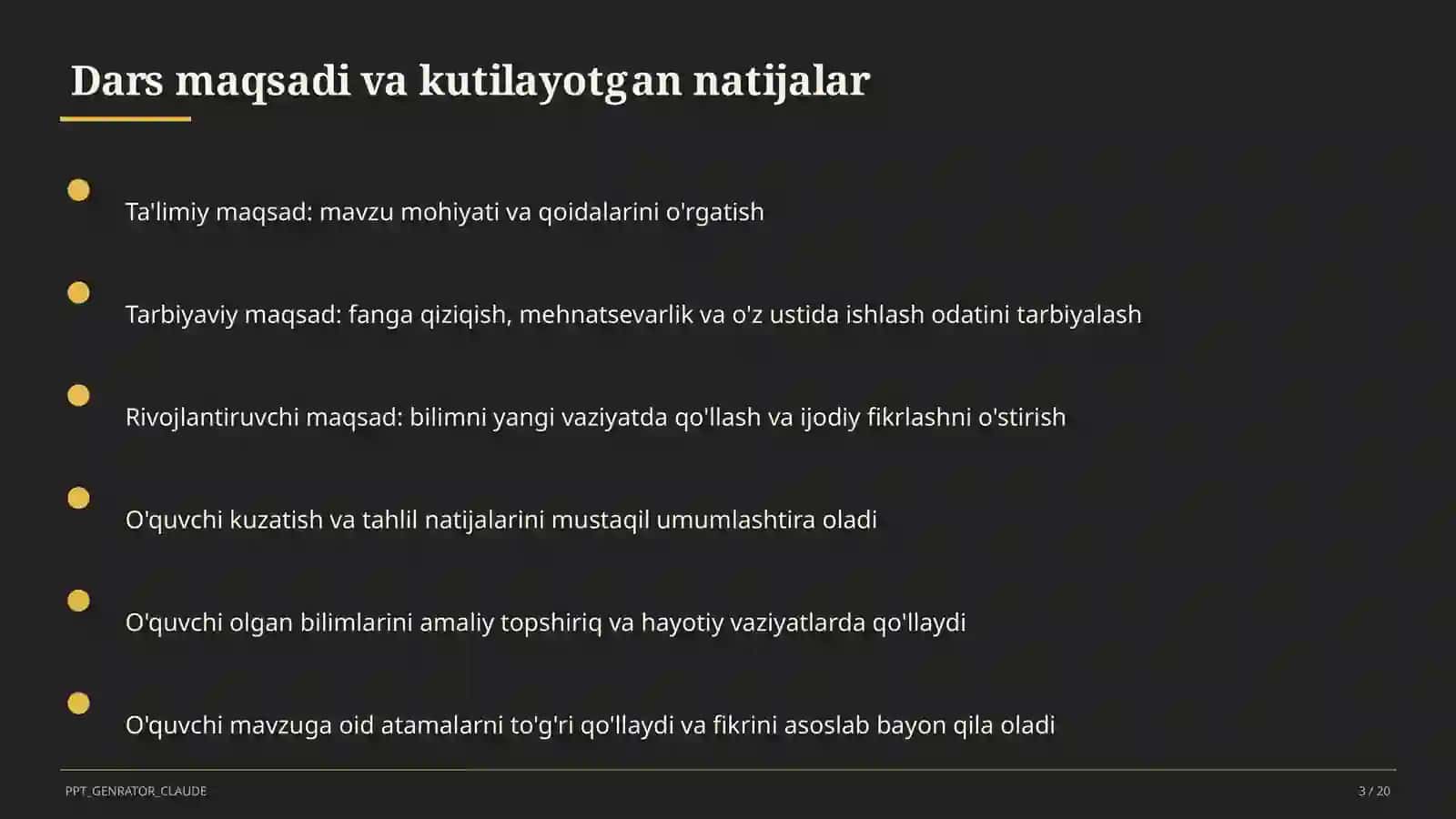 Yalpi ichki mahsulot va iqtisodiy o'sish (11-sinf) 3