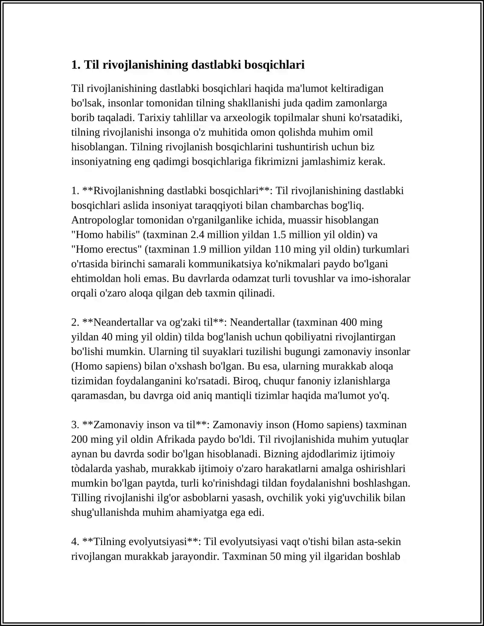 PISIXOLINGVISTIKA. BOLALAR TILINING ILK RIVOJLANISH DAVRI 3