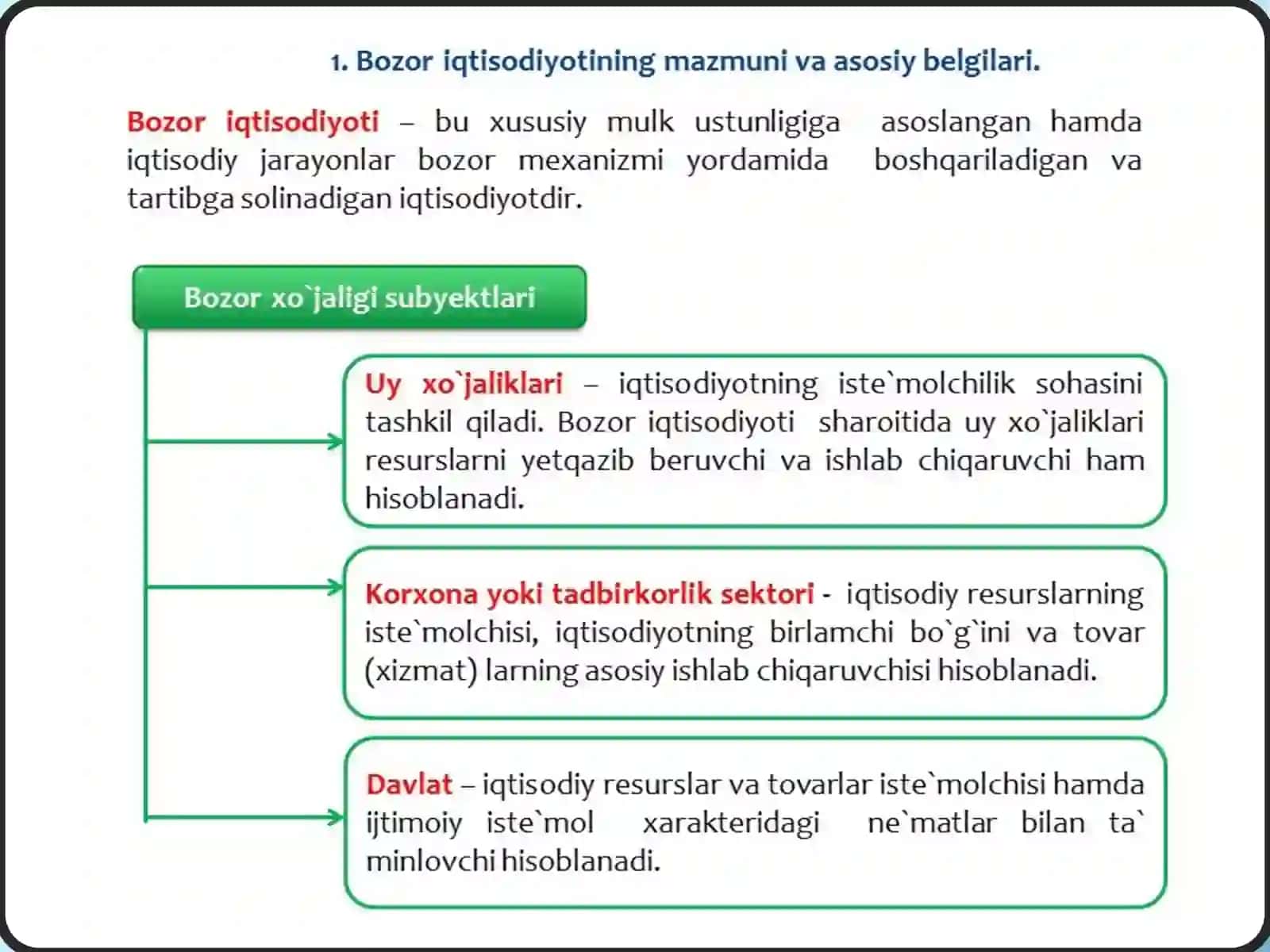 Bozor iqtisodiyotini boshqarish usullari 3