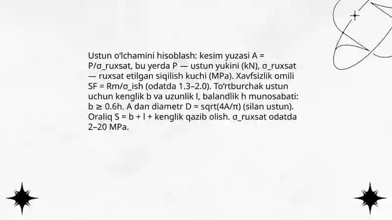 Ustunli kamera qazib olish tizimi parlamentlarini hisoblash 3