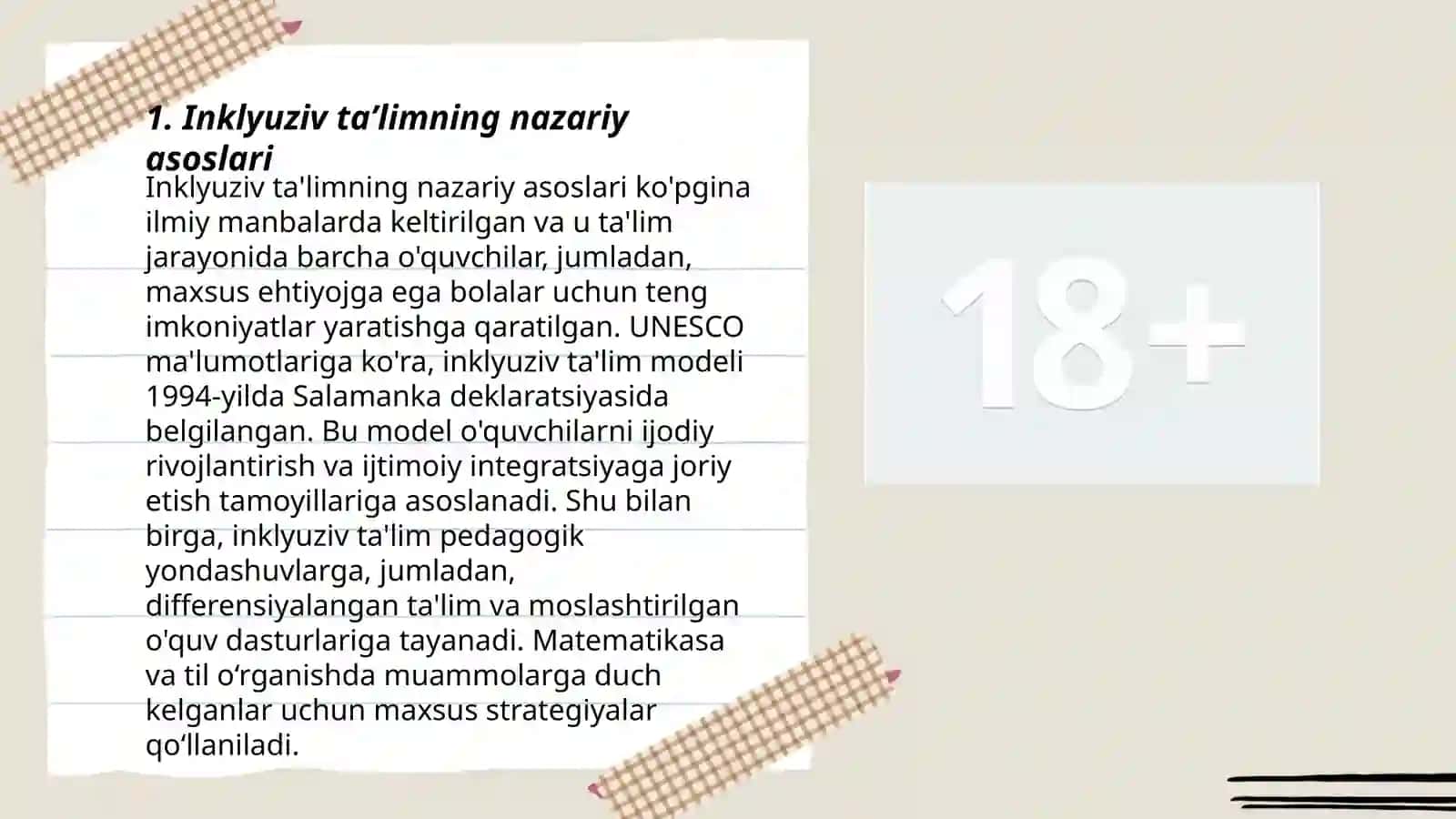 Inklyuziv taʼlimning ilmiy va uslubiy asoslari 3